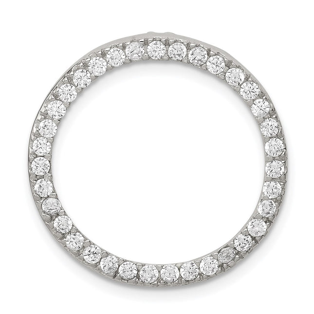 Sterling silver cubic zirconia pendant