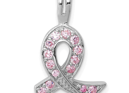 Sterling silver cubic zirconia pendant