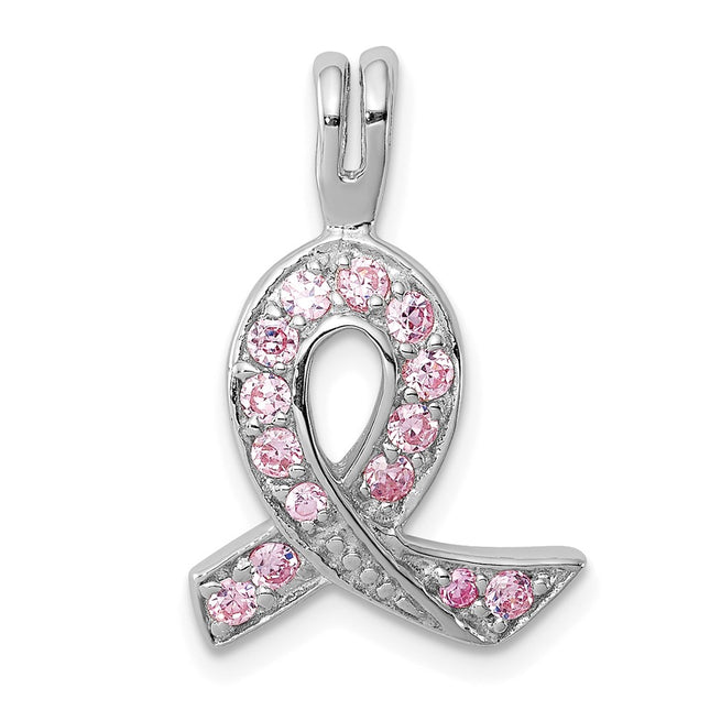 Sterling silver cubic zirconia pendant