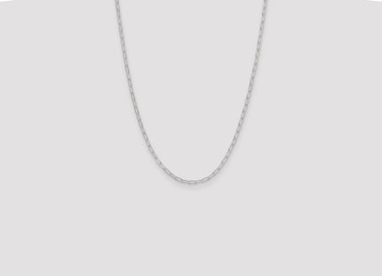 Sterling Silver Polished Paperclip Chain (Style QPCL060-24)