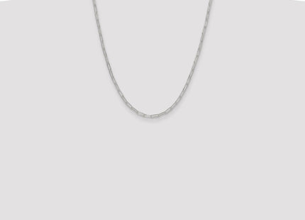 Sterling Silver Polished Paperclip Chain (Style QPCL080-22)