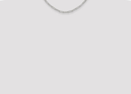 Sterling Silver Polished Paperclip Chain (Style QPCL100-16)