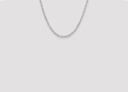 Sterling Silver Polished Paperclip Chain