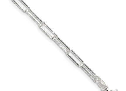 Sterling Silver Polished Paperclip Chain