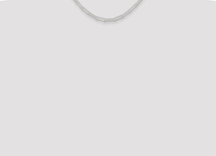 Sterling Silver Polished Paperclip Chain