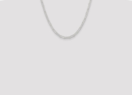 Sterling Silver Polished Paperclip Chain