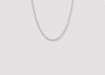 Sterling Silver Polished Paperclip Chain