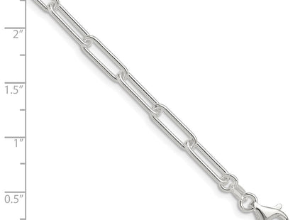 Sterling Silver Polished Paperclip Bracelet