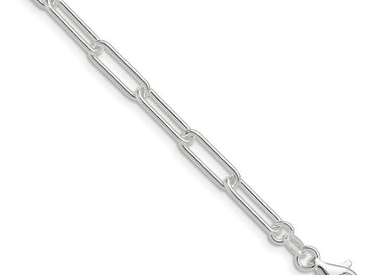 Sterling Silver Polished Paperclip Bracelet