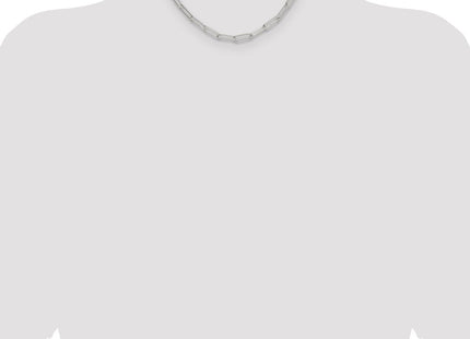 Sterling Silver Polished Paperclip Chain (Style QPCL150-16)