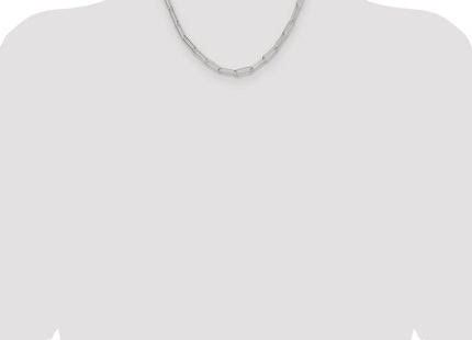 Sterling Silver Polished Paperclip Chain (Style QPCL150-18)