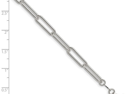 Sterling Silver Polished Paperclip Chain (Style QPCL150-8)