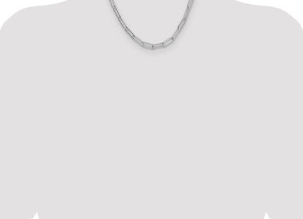 Sterling Silver Polished Paperclip Chain