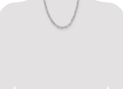 Sterling Silver Polished Paperclip Chain