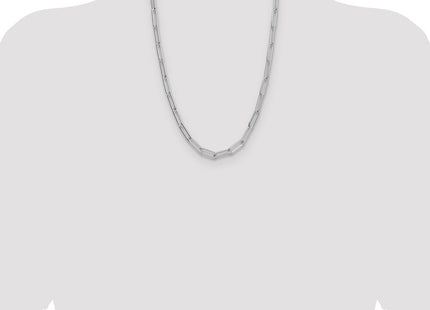 Sterling Silver Polished Paperclip Chain