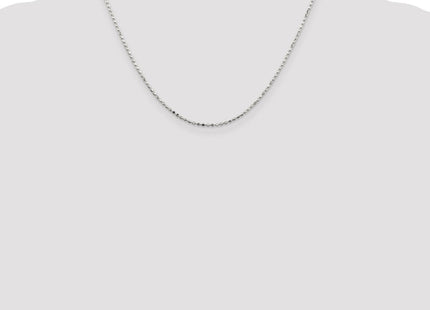 Sterling Silver Fancy Beaded Chain (Style QPE12-18)