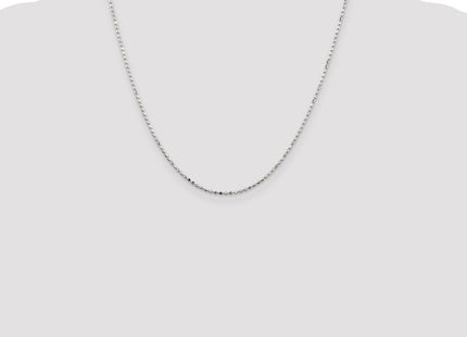 Sterling Silver Fancy Beaded Chain (Style QPE12-20)