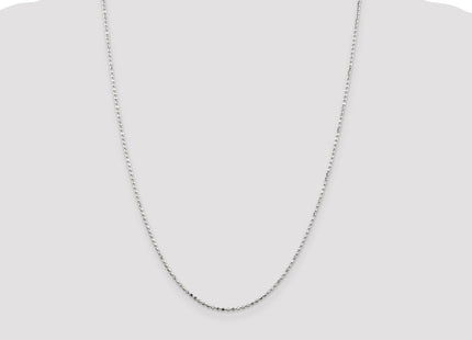 Sterling Silver Fancy Beaded Chain (Style QPE12-24)