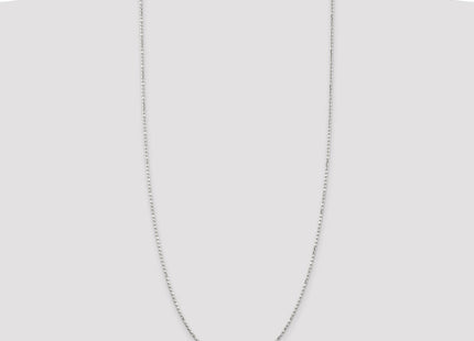 Sterling Silver Fancy Beaded Chain (Style QPE12-30)