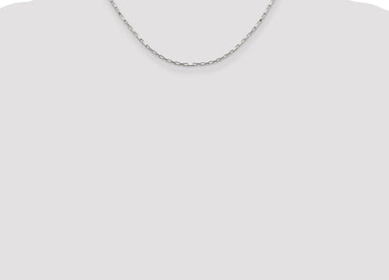 Sterling Silver Elongated Box Chain (Style QPE13-16)