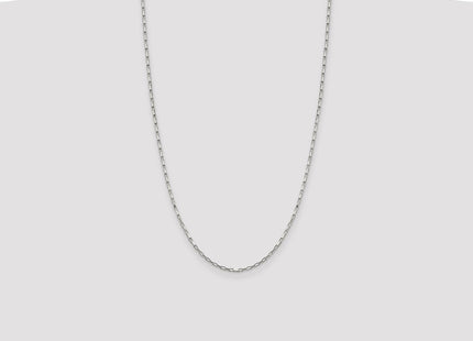 Sterling Silver Elongated Box Chain (Style QPE13-26)