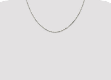 Sterling silver anchor link anchor chain, further view