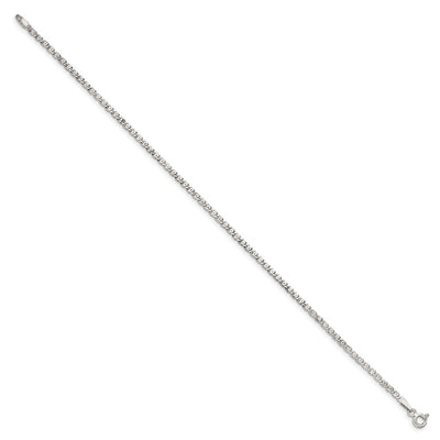 Sterling Silver Fancy Anchor Pendant Chain
