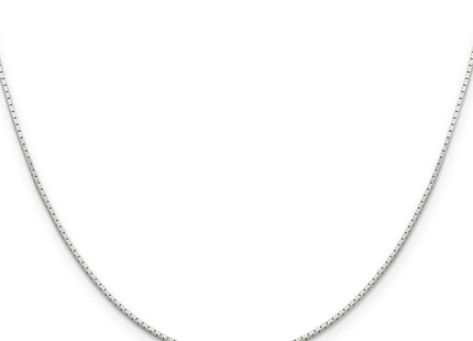 Sterling Silver . Mirror Box Chain w/2in ext., 20 x 1mm