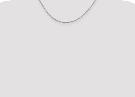 Sterling silver box link chain, additional view