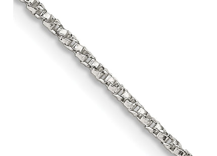 Sterling silver box link chain