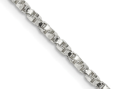 Sterling silver box link chain