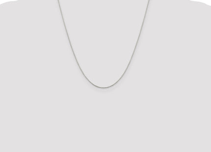 Sterling silver box link chain, additional view
