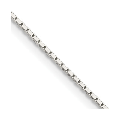Sterling Silver . Mirror Box Chain