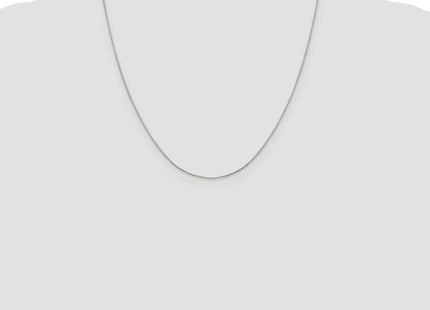 Sterling Silver . 8 Sided Diamond-cut Mirror Box Chain (Style QPE35-20)