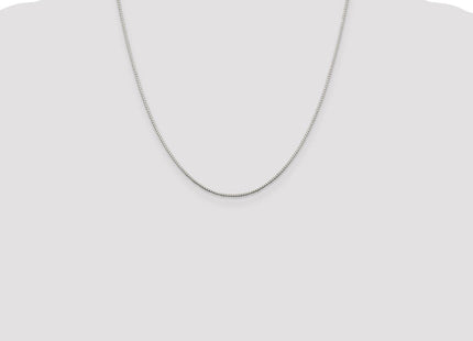 Sterling Silver . 8 Sided Diamond-cut Mirror Box Chain (Style QPE36-20)