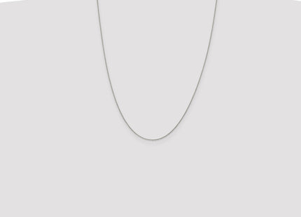 Sterling silver curb link chain, further view