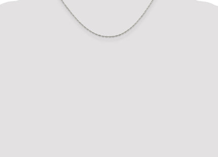 Sterling Silver Flat Oval Cable Chain (Style QPE44-16)