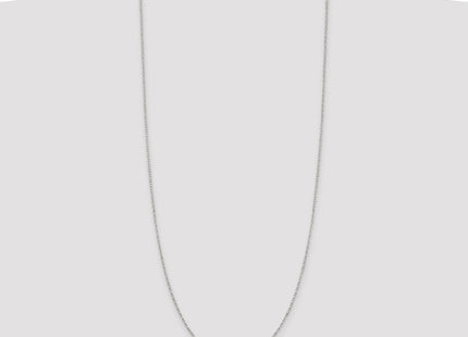 Sterling Silver Flat Oval Cable Chain (Style QPE44-30)