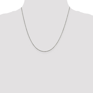 Sterling Silver Forzantine Cable Chain (Style QPE45-20)