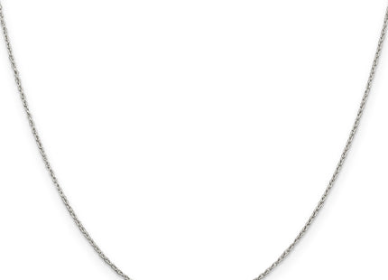 Sterling Silver Forzantine Cable Chain, 16 x 1.3mm