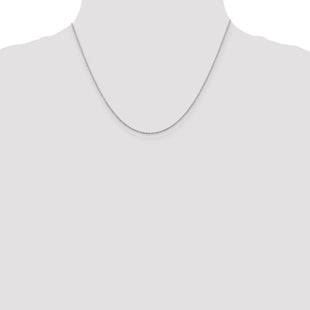 Sterling Silver Forzantine Cable Chain (Style QPE46-18)