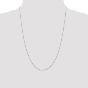 Sterling Silver Forzantine Cable Chain (Style QPE46-24)
