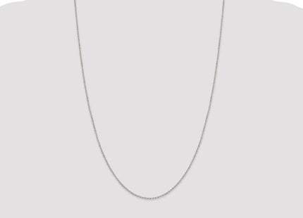 Sterling Silver Diamond-cut Forzantine Cable Chain (Style QPE47-24)
