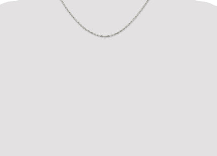 Sterling Silver Elongated Box Chain (Style QPE48-16)