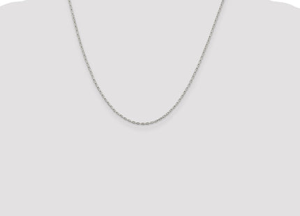 Sterling Silver Elongated Box Chain (Style QPE48-20)