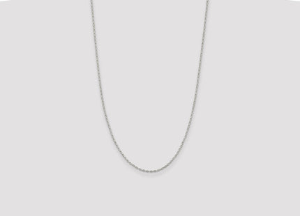 Sterling Silver Elongated Box Chain (Style QPE48-26)