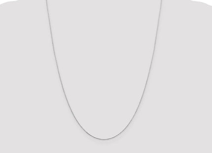 Sterling Silver Oval Box Chain (Style QPE49-24)