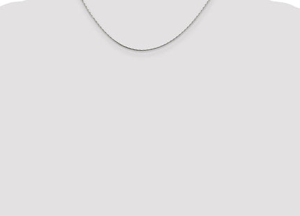 Sterling Silver Oval Box Chain (Style QPE50-16)