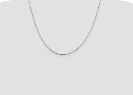 Sterling Silver Oval Box Chain (Style QPE50-20)