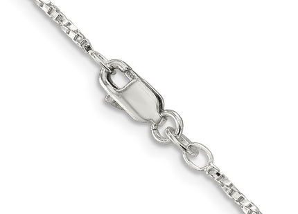 Sterling silver box link chain, another view